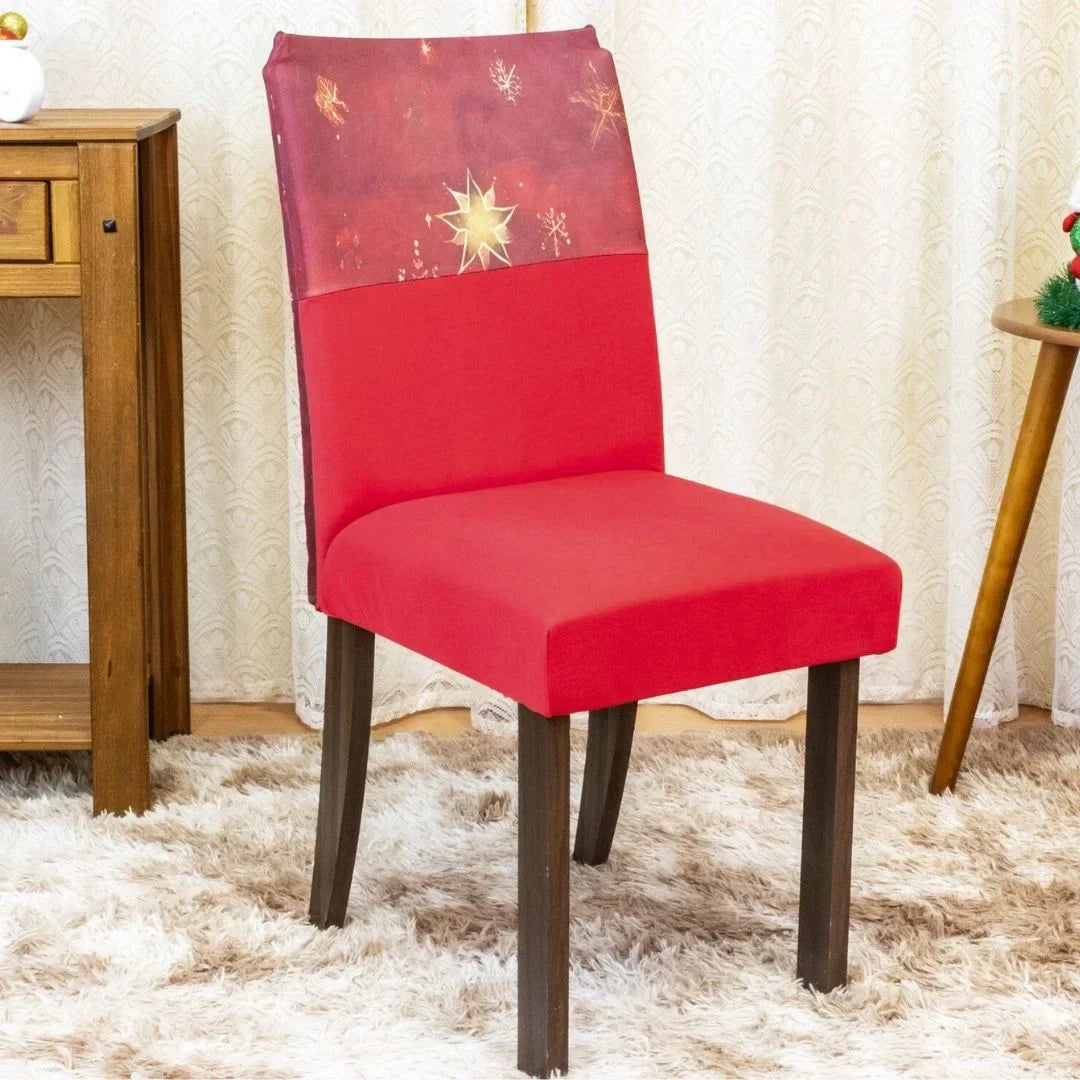 Capa de Cadeira de Natal - Árvore Natalina