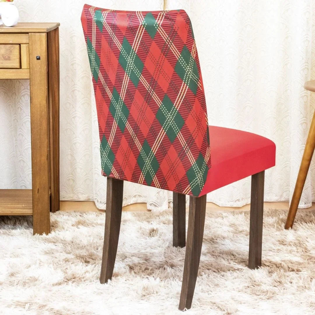 Capa de Cadeira de Natal - Charme Natalino