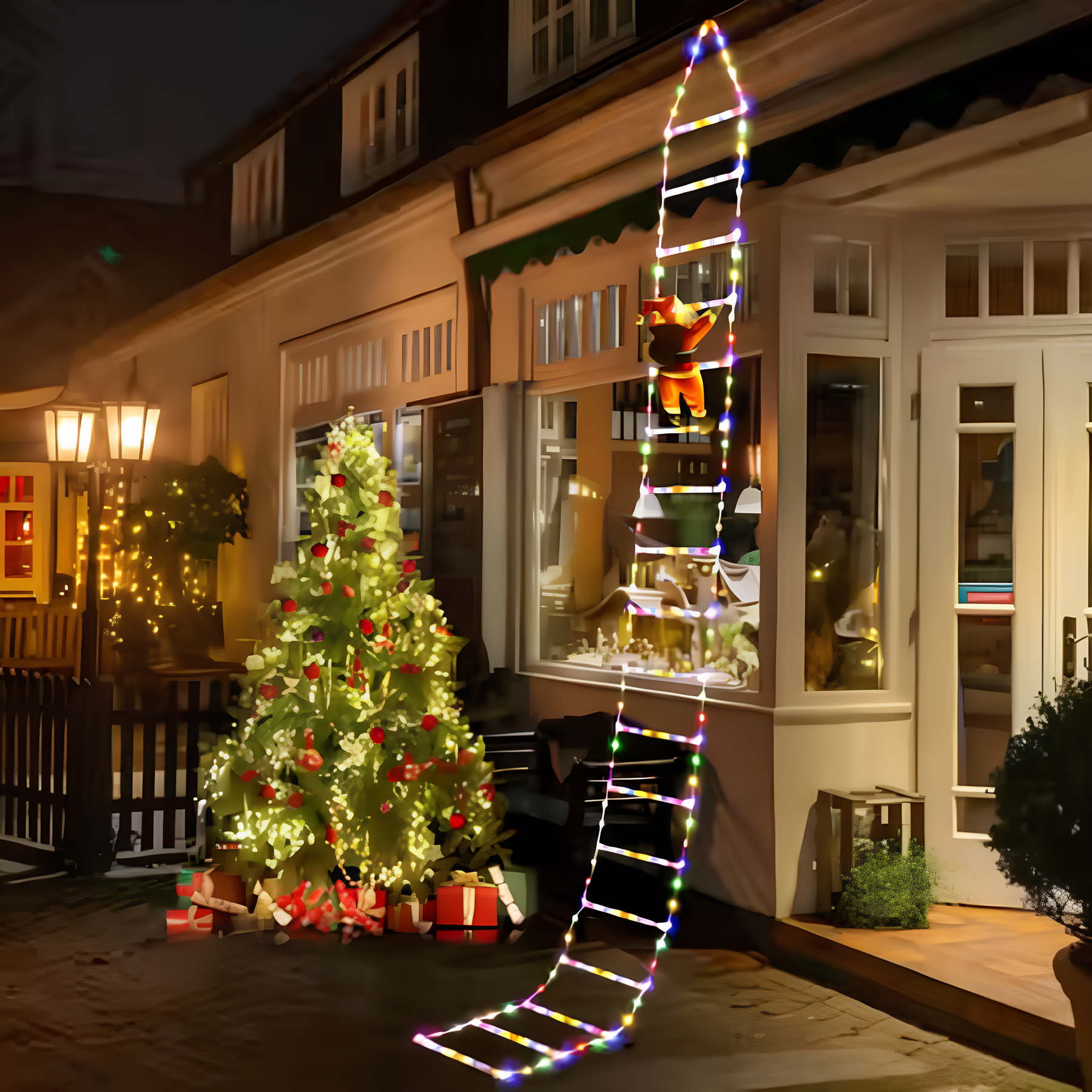 Papai Noel Encantado - Sobe & Desce Escada + Brinde!