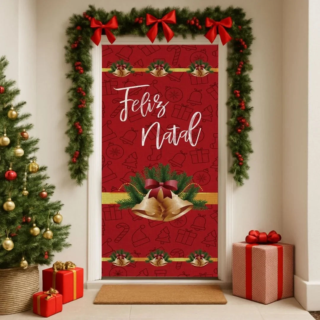 Capa Para Porta Natal - Sinos