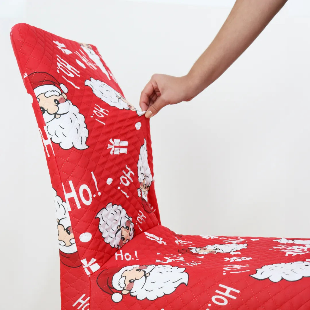 Capa Cadeira Natal Acolchoada Arranhão Gato - Noel