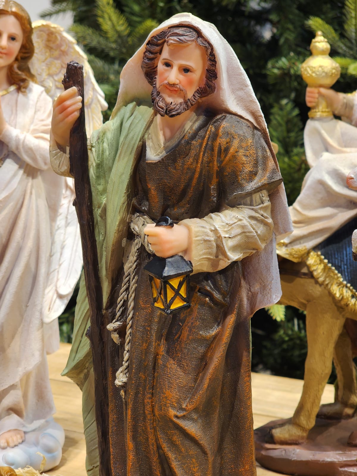 PRESÉPIO EM RESINA 11 PÇS LUXO