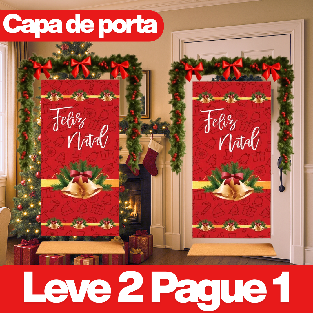 Encanto Natalino – Capa de Porta Premium
