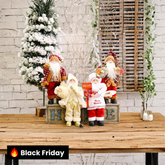 Kit 4 Papai Noel Decoração Natal