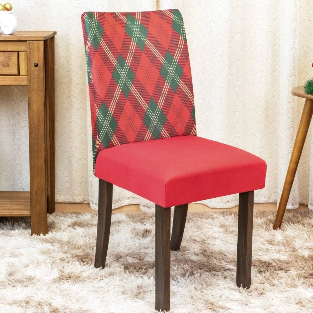 Capa de Cadeira de Natal  - Charme Natalino