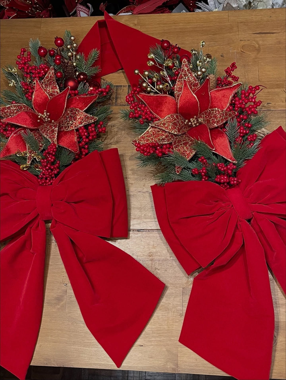 Escapulário Natalino de Veludo para Porta de Entrada – 2,10m x 40cm