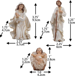Presépio Católico Sagrada Família – 11 Peças (13 - 30 cm)