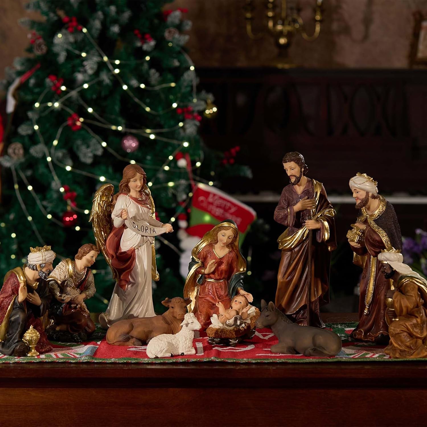 Presépio Tradicional Sagrada Família – 11 Peças (21 -32 cm)