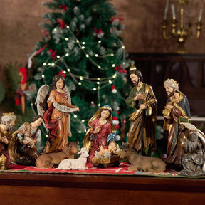 Presépio Tradicional Sagrada Família – 11 Peças (21 -32 cm)