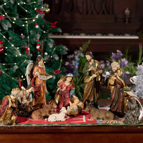 Presépio Tradicional Sagrada Família – 11 Peças (21 -32 cm)