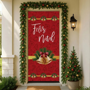 Capa Para Porta Natal - Sinos
